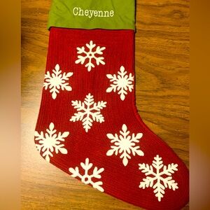 New Pottery Barn “Cheyenne” Stocking